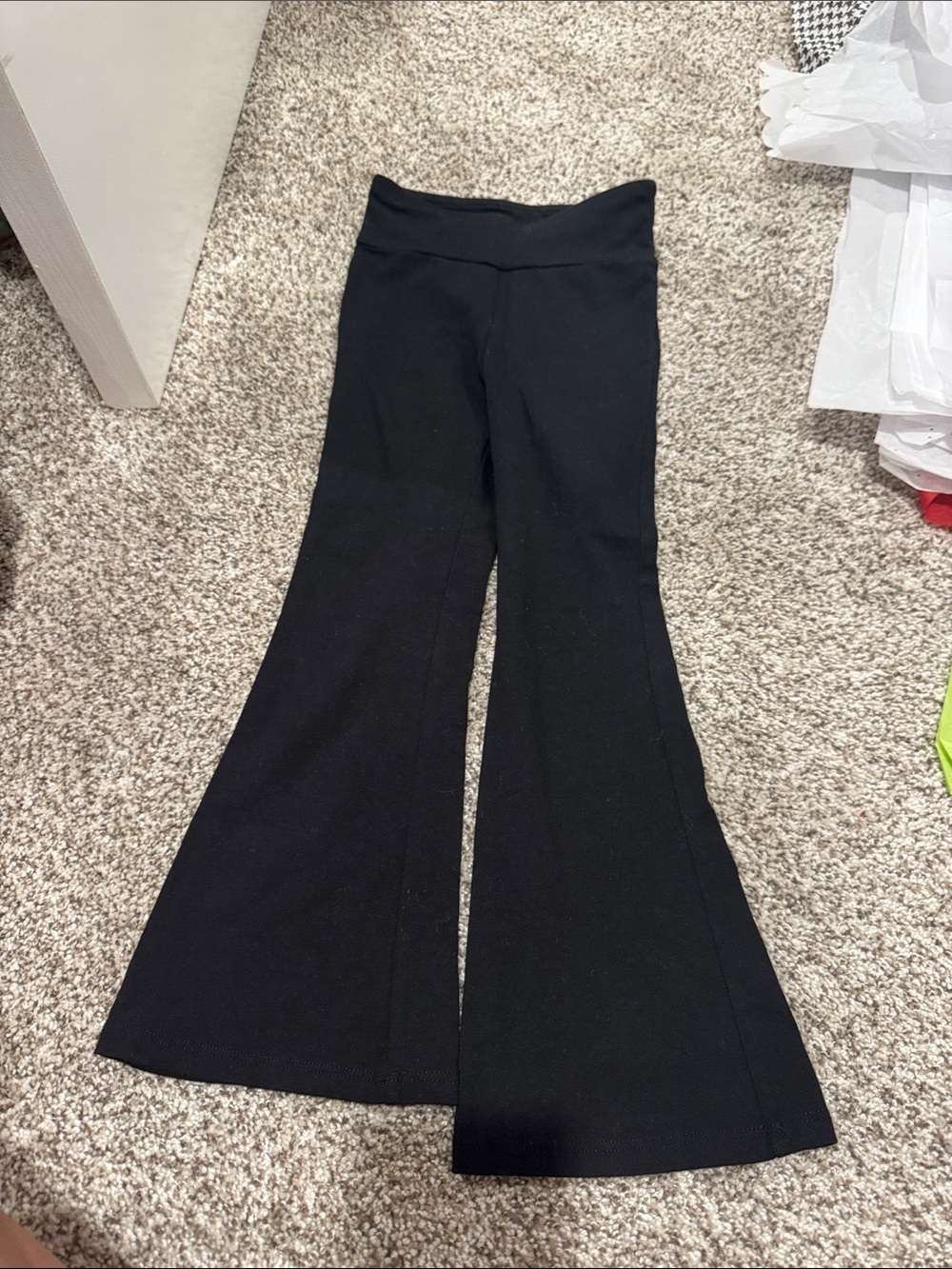 GAP Black Boot-Cut Flare Knit Pants xs 4-5